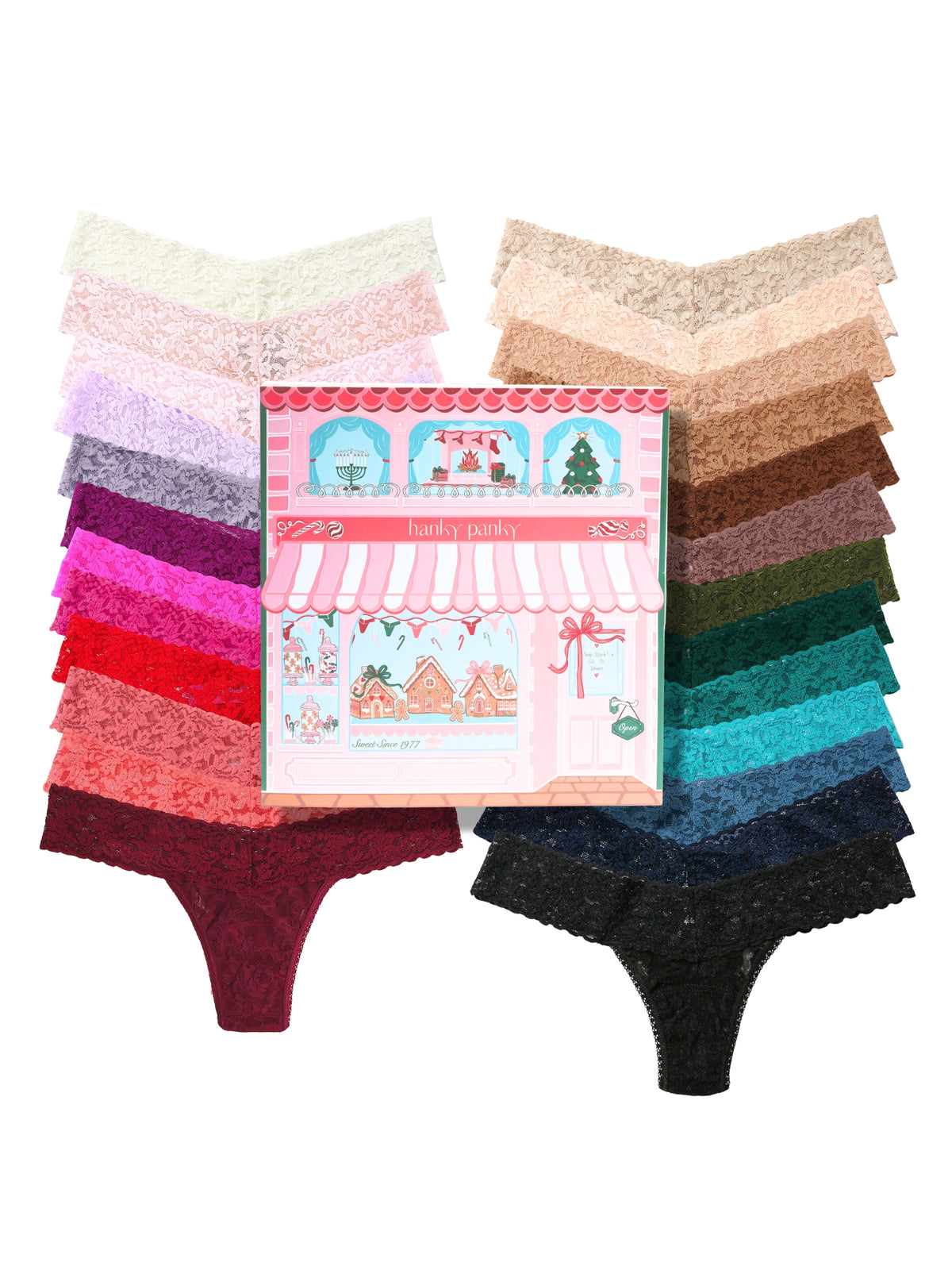 25 Days of Signature Lace Low Rise Thongs Advent Calendar