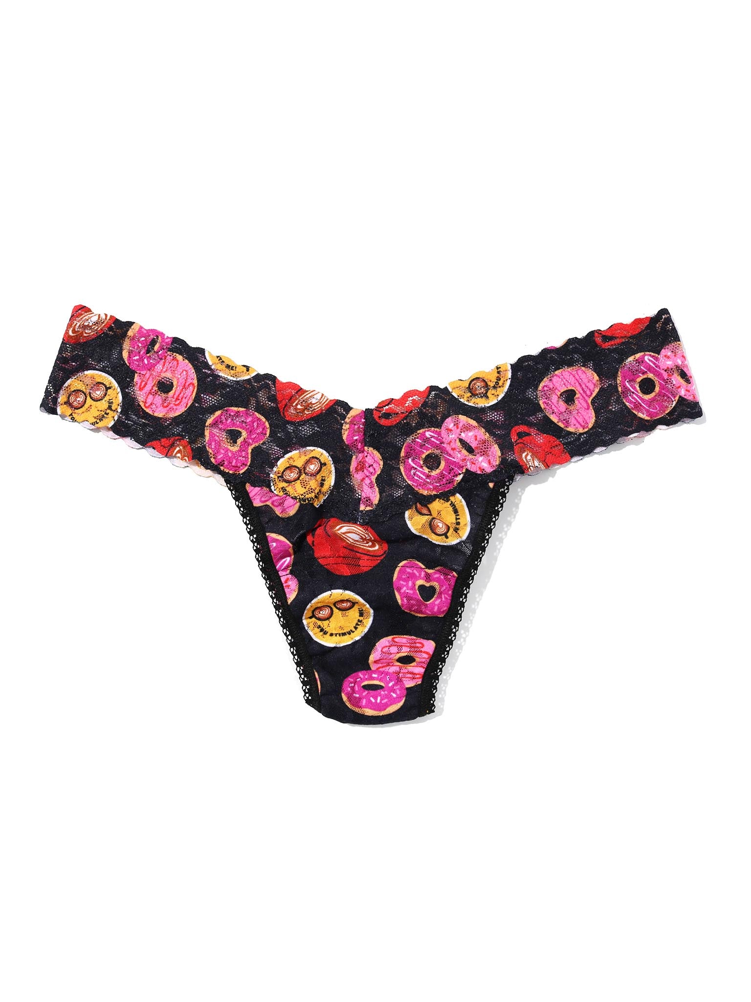 Signature Lace® Low Rise Thong And Saxx Super Soft Vibe Boxer Brief Lovestory - Black