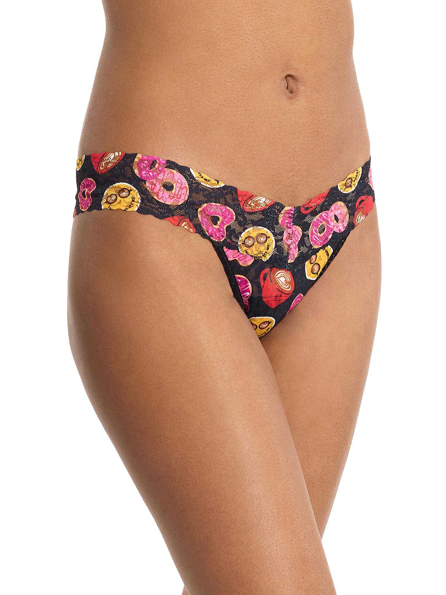 Signature Lace® Low Rise Thong And Saxx Super Soft Vibe Boxer Brief Lovestory - Black Sale