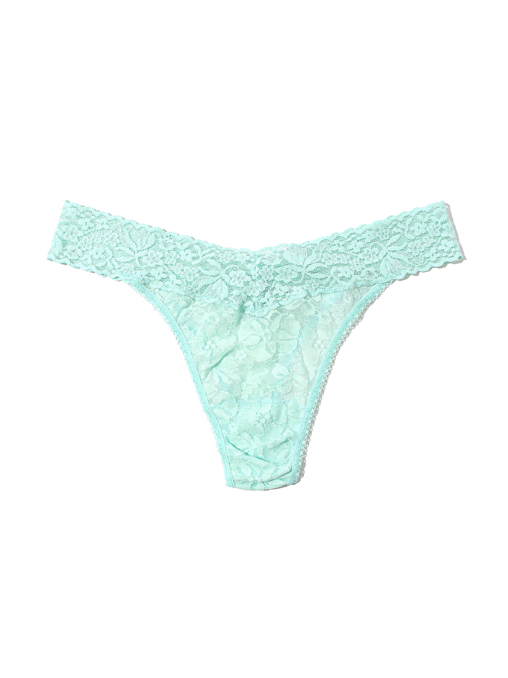 Free Mint Tea Green Signature Lace® Thong When You Spend $100+