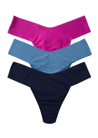 Roller Rink 3 Pack BreatheSoft™ Natural Rise Thong