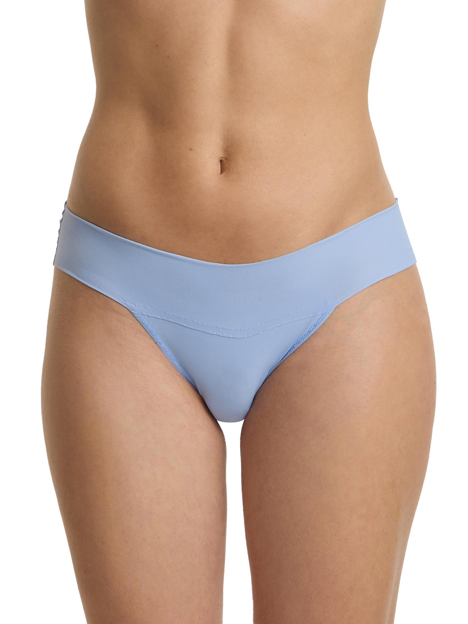 BreatheSoft™ Natural Rise Thong Fresh Air Blue