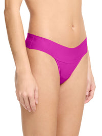 BreatheSoft™ Natural Rise Thong Hot Fuchsia Pink