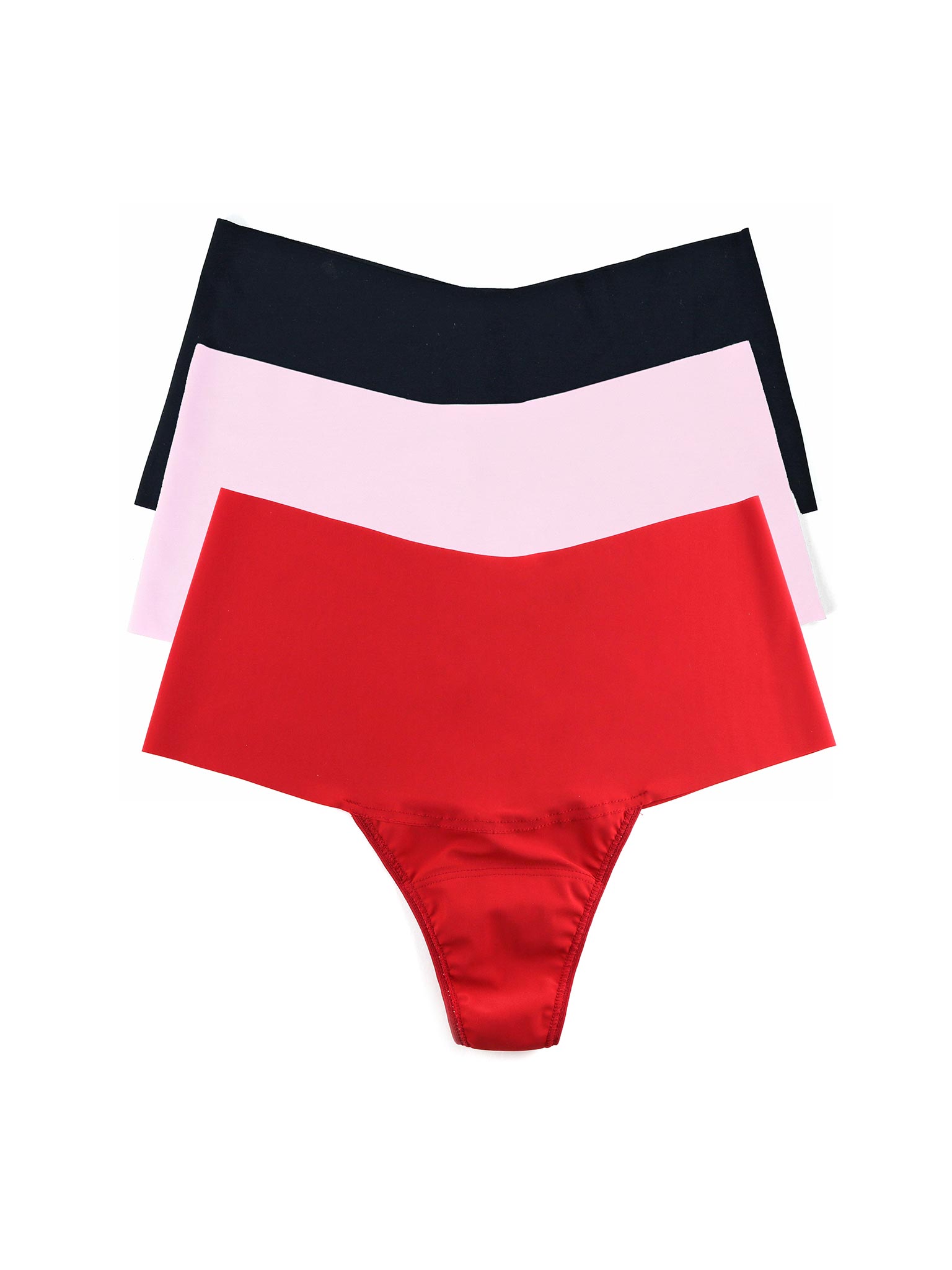 BreatheSoft™ High Rise Thong 3 Pack Valentine Colors