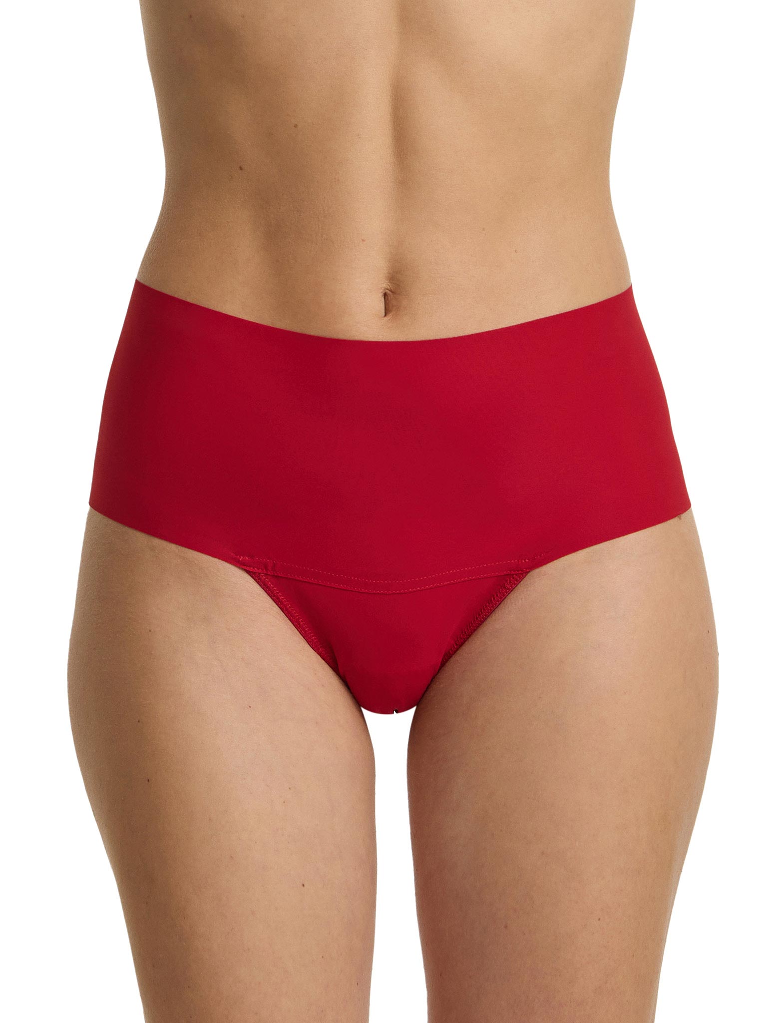 BreatheSoft™ High Rise Thong Cherryade Red