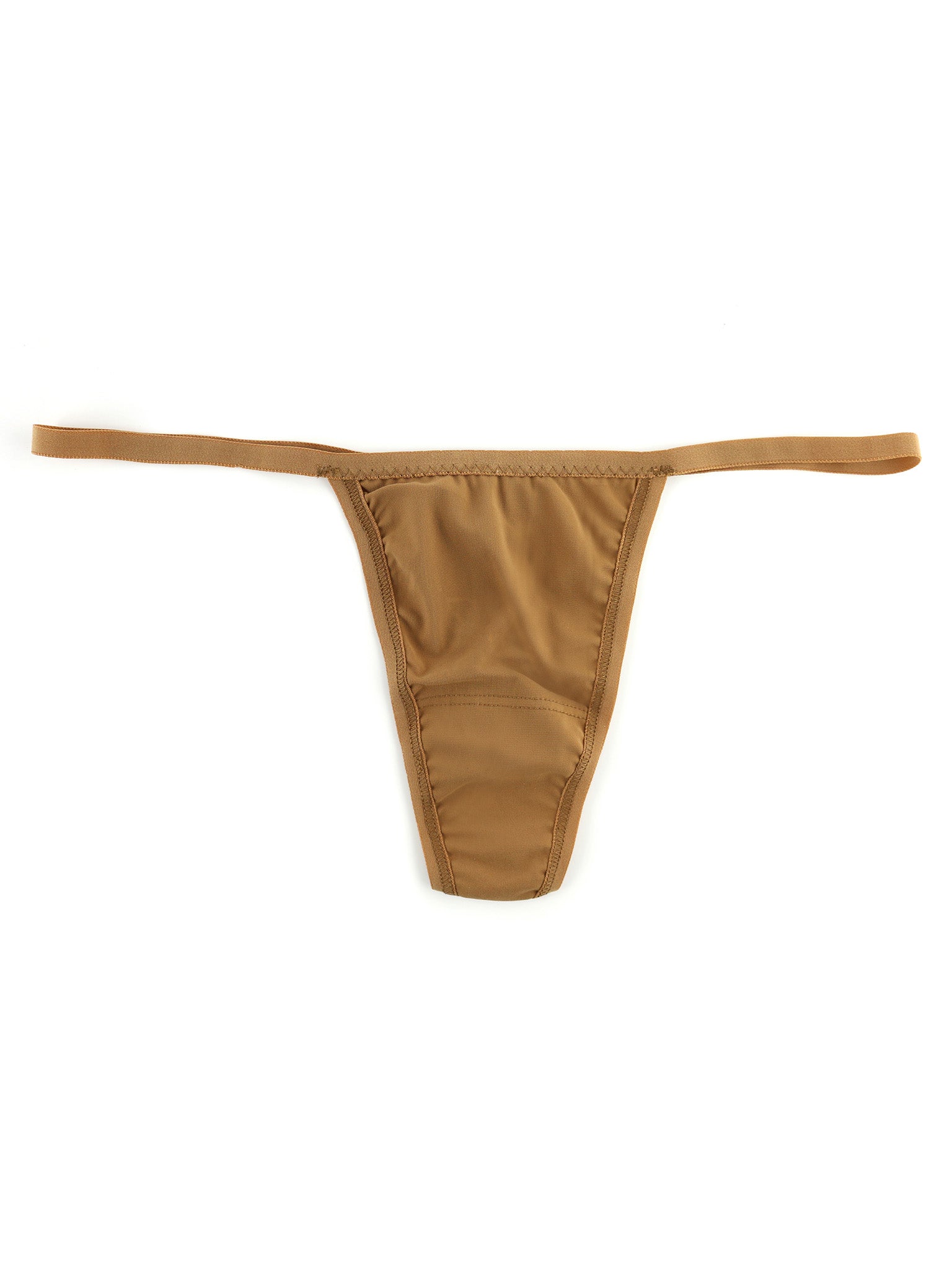 Toffee BreatheSoft™ G-String Microfiber Thong - Flat Lay, No-Panty-Line | Hanky Panky