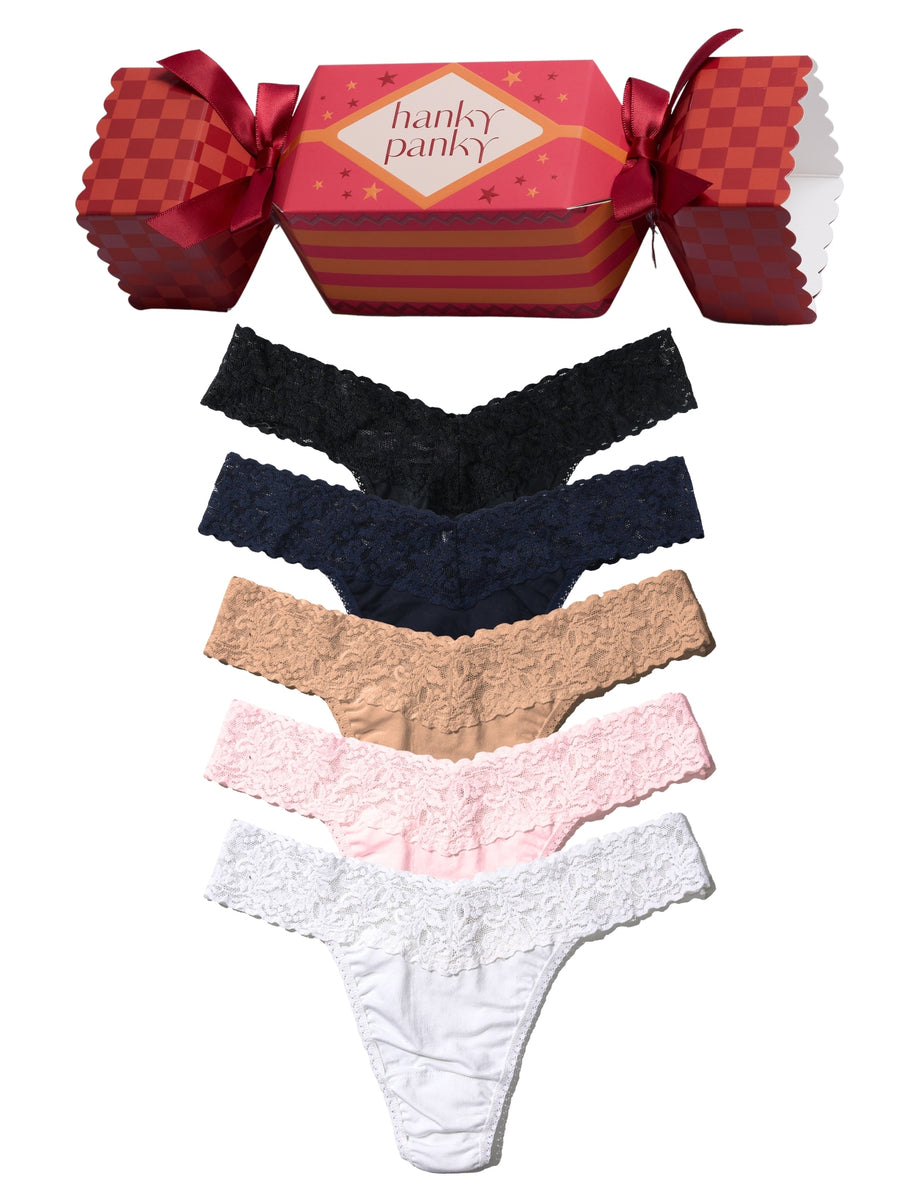Uptown Classic 5 Pack Supima® Cotton Original Rise Thong