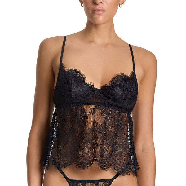 Lexi Wood X Hanky Panky Shannon Underwire Cami Black Sale