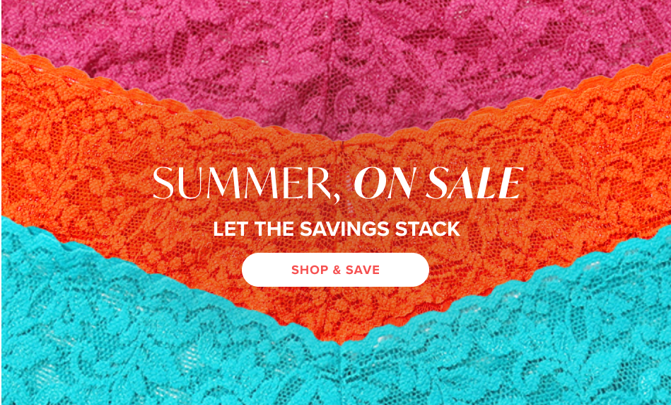 Summer, On Sale. Let the savings stack. Spend $150, save 20%. Spend $200, save 25%. Spend $250, save 30%.