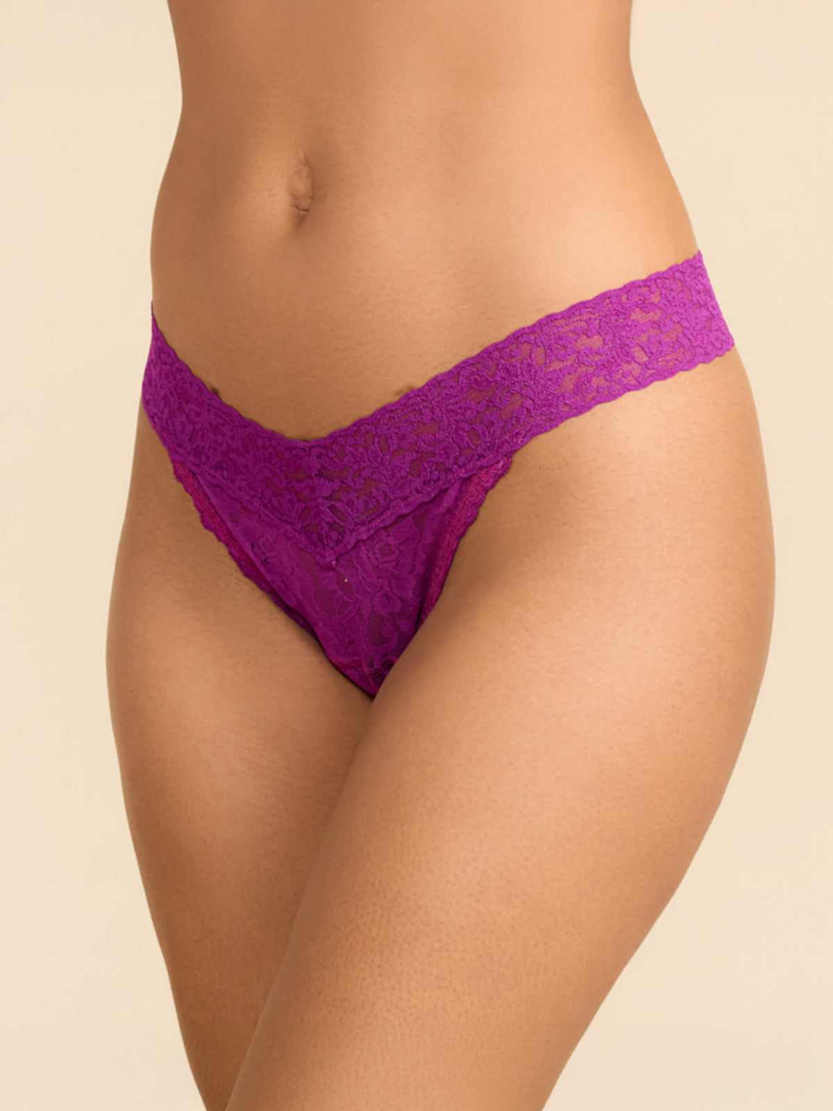 Signature Lace® Leakproof Original Rise Thong Boysenberry Purple
