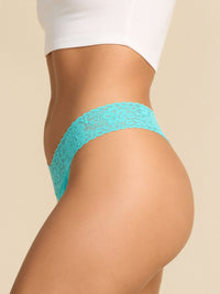DreamEase™ Original Rise Thong Seafoam Blue