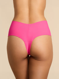 BreatheSoft™ High Rise Thong Provocative Pink
