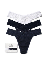 3 Pack Supima® Cotton Original Rise Thongs Sale