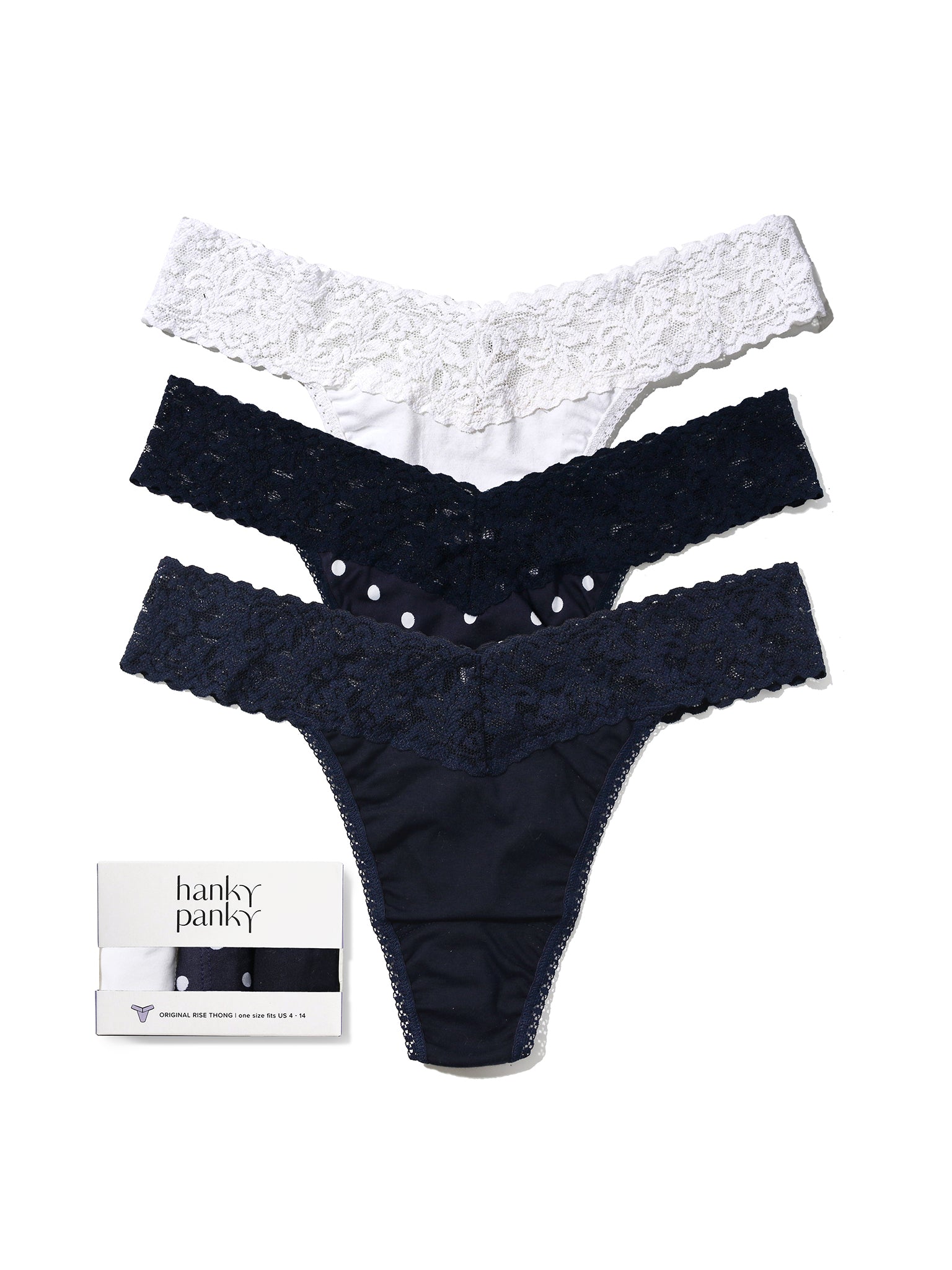 3 Pack Supima® Cotton Original Rise Thongs Sale