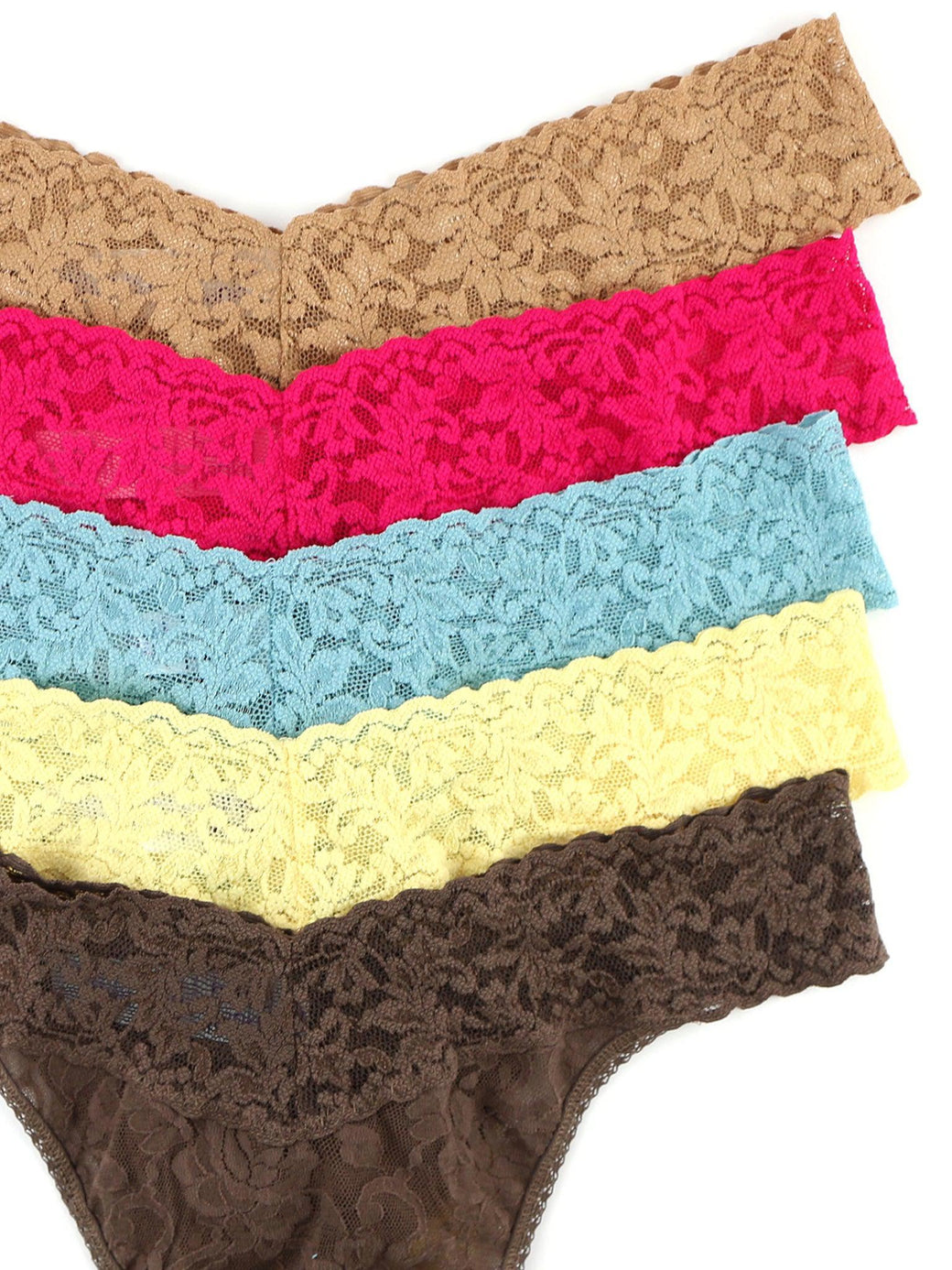 5 Pack Signature Lace® Original Rise Thongs