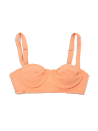 Balconette Bikini Swimsuit Top Florence Orange
