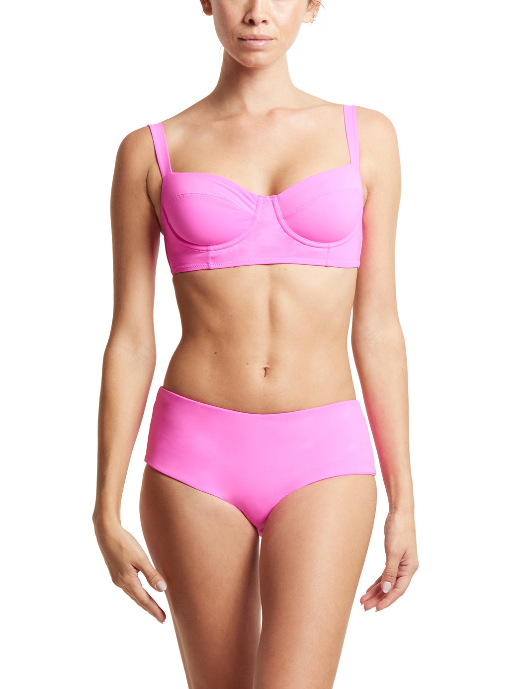 Balconette Bikini Swimsuit Top Unapologetic Pink