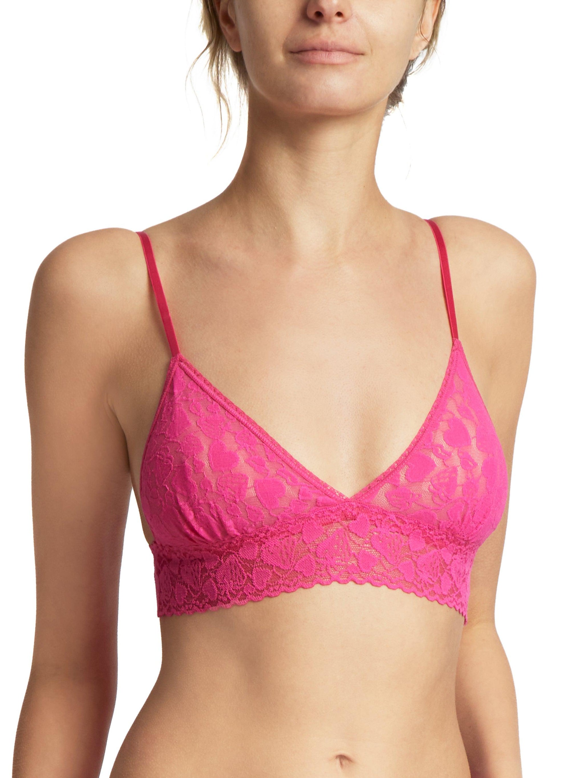 Berry In Love Padded Bralette Rare Pink Sale