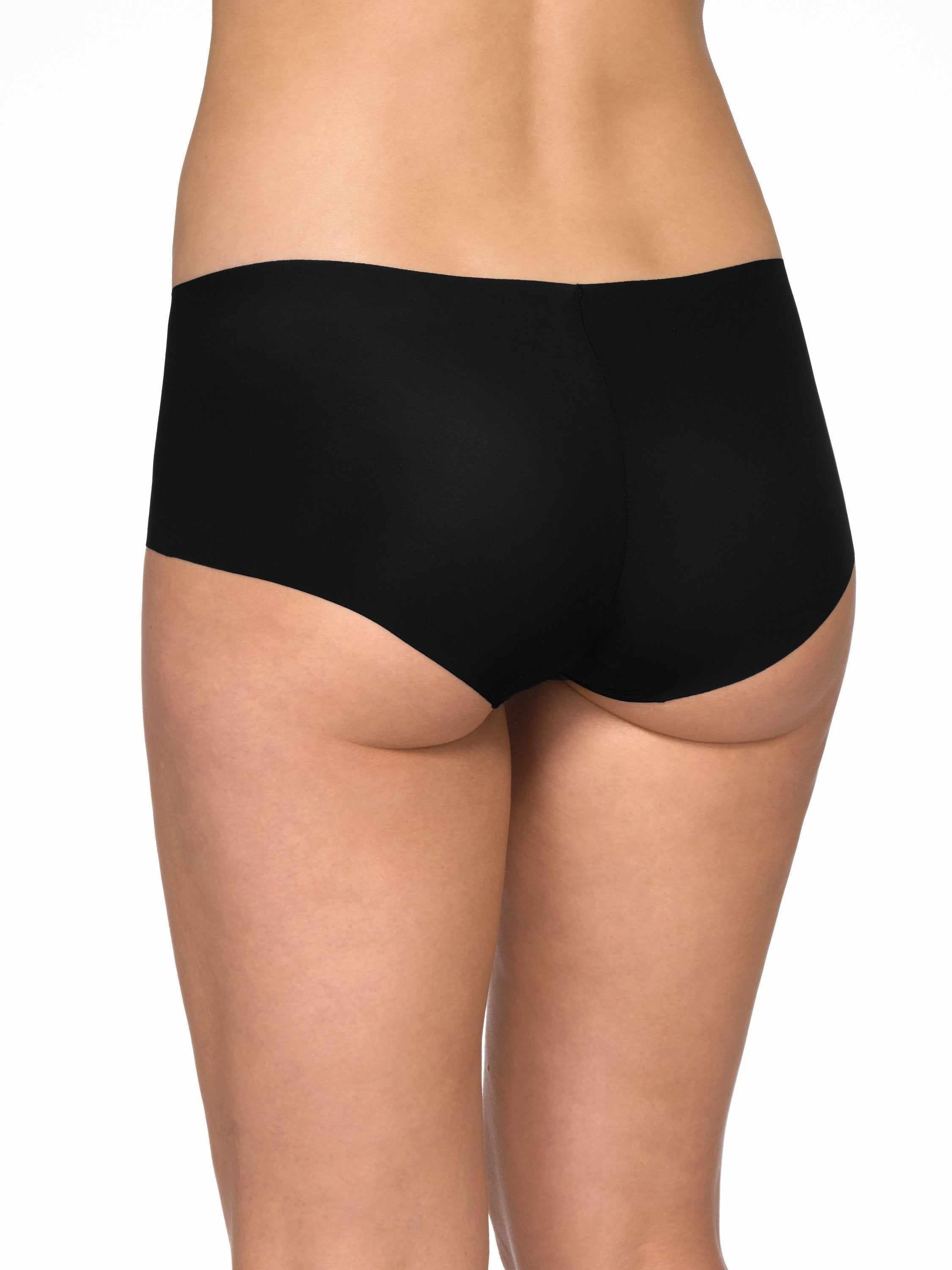 Black BreatheSoft™ Boyshort Panties - Back On-Model View | Hanky Panky