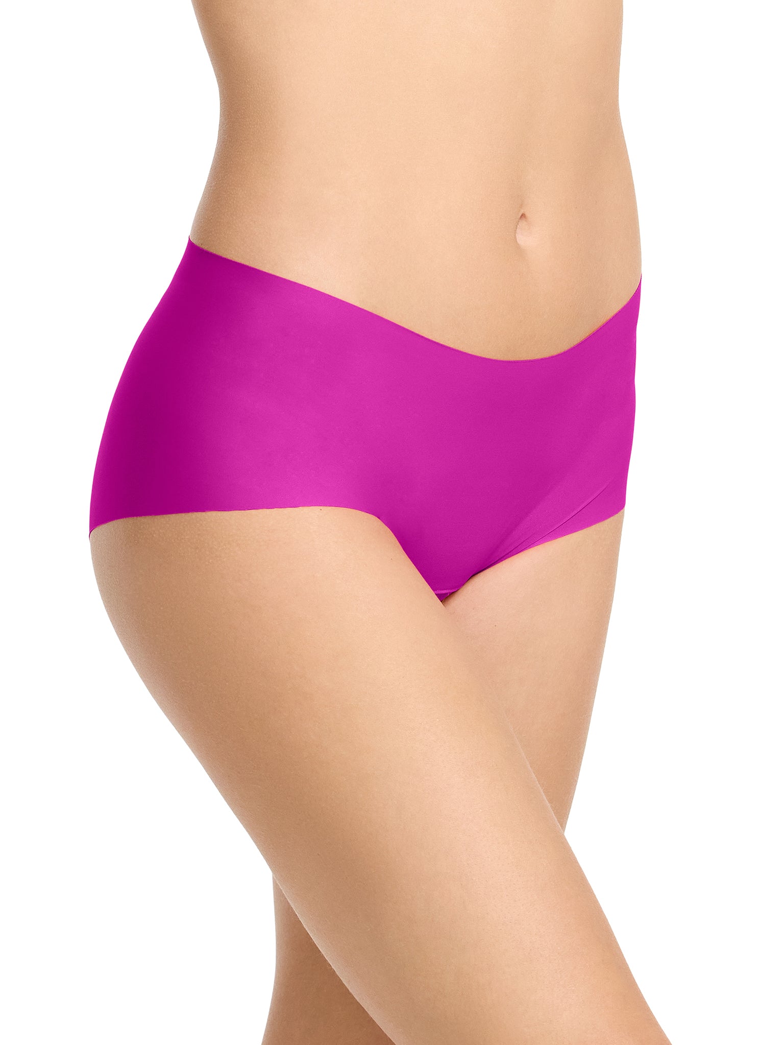 Hot Fuchsia BreatheSoft™ Boyshort - Side Profile, Smooth No-Panty-Line Microfiber Panty | Hanky Panky