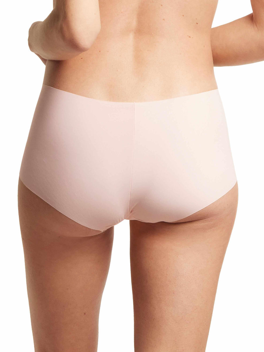 BreatheSoft™ Boyshort Sweet Nothing Pink - Back On-Model, No Panty Lines Microfiber Underwear | Hanky Panky