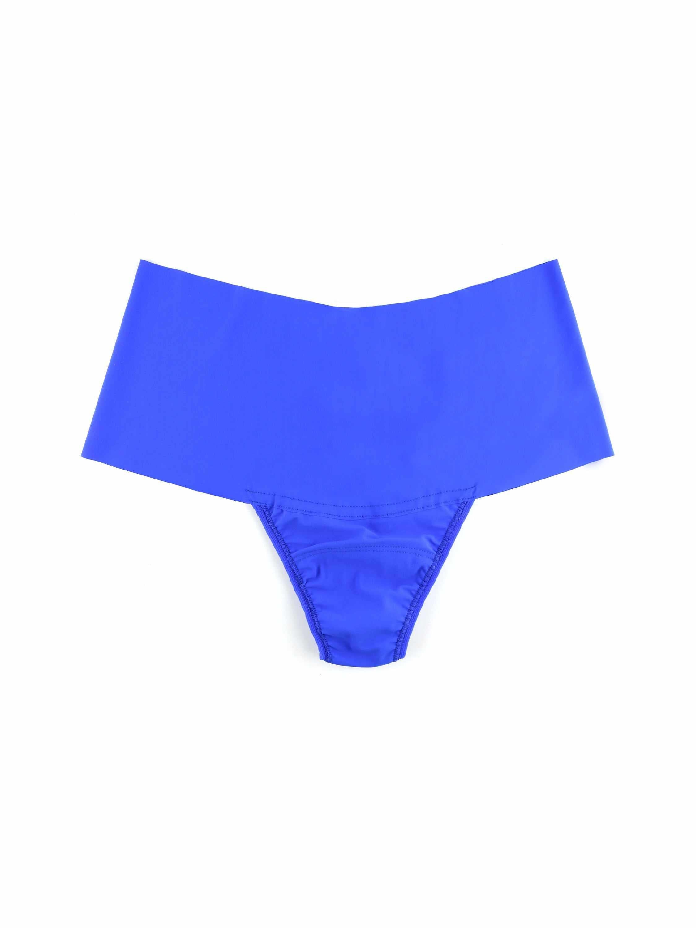 BreatheSoft™ High Rise Thong Brilliant Blue | Hanky Panky