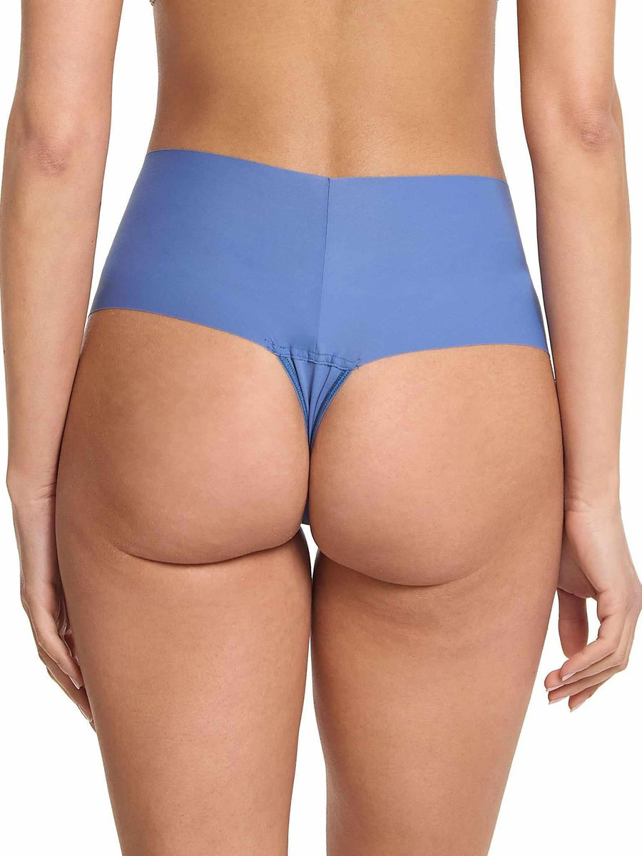 BreatheSoft™ High Rise Thong Rainy Day Blue Sale