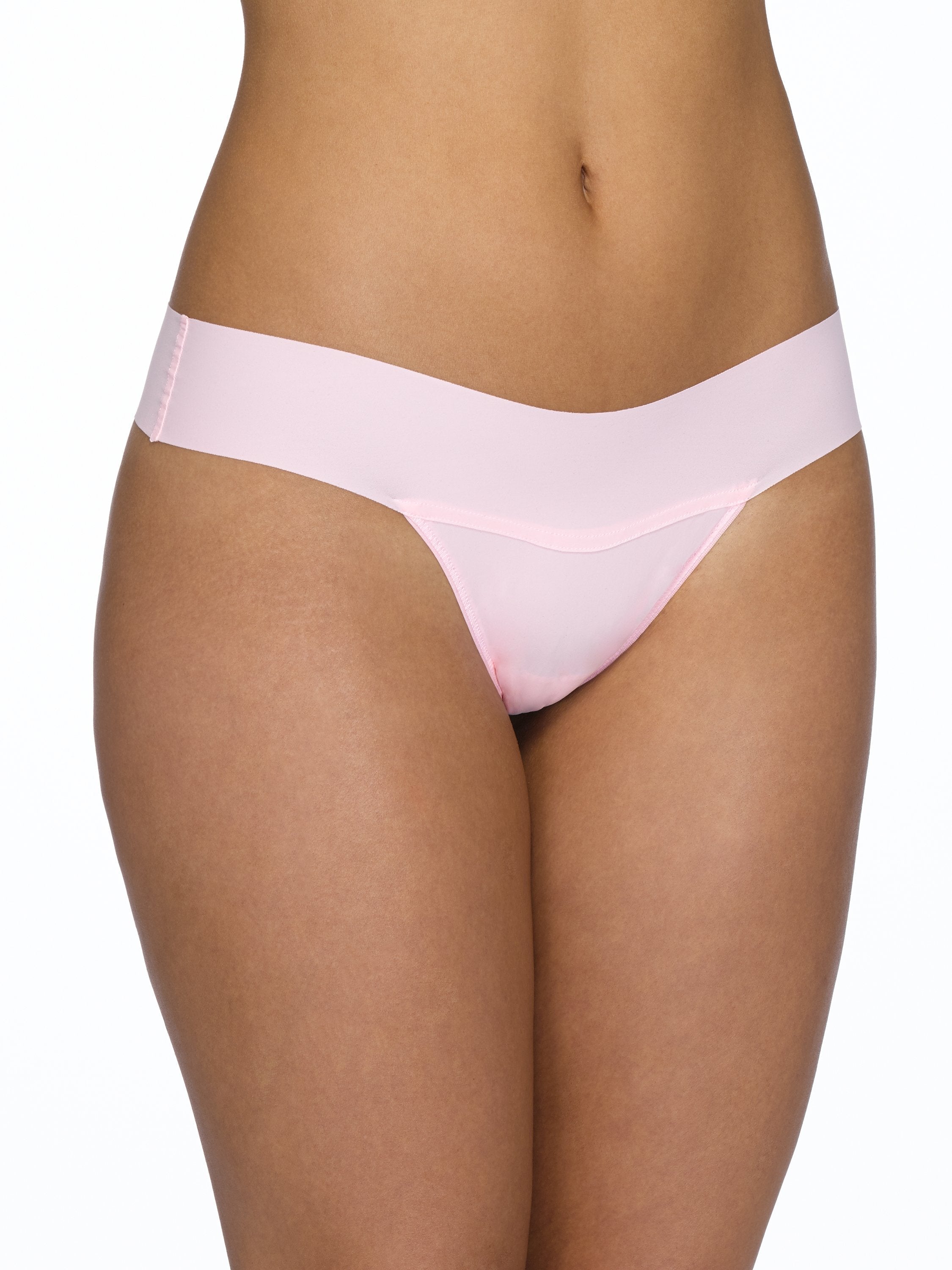 BreatheSoft® Natural Rise Thong Bliss Pink | Hanky Panky BreatheSoft® Natural Rise Thong Bliss Pink | Hanky Panky