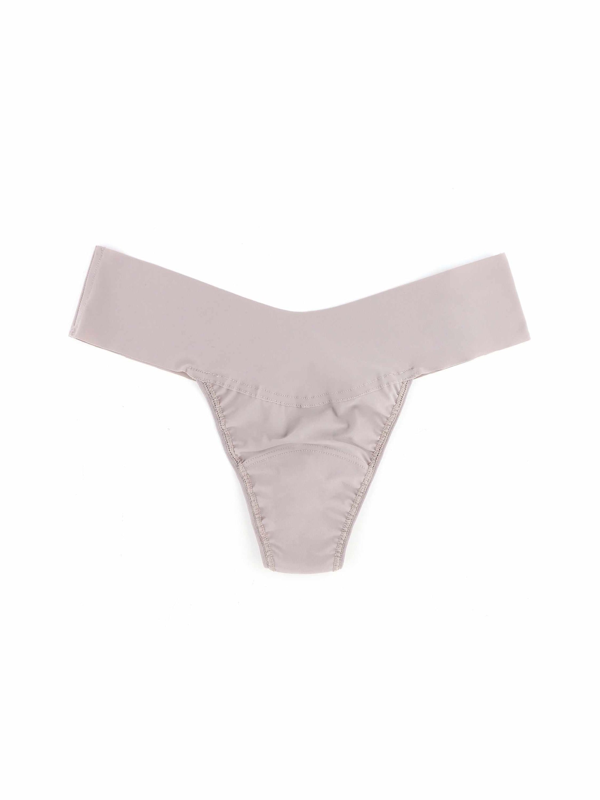 BreatheSoft™ Natural Rise Thong Evening Grey