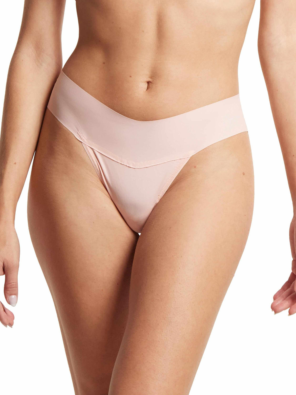 BreatheSoft™ Natural Rise Thong Sweet Nothing Pink  Black Friday Sale
