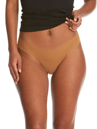 BreatheSoft™ Natural Rise Thong Toffee