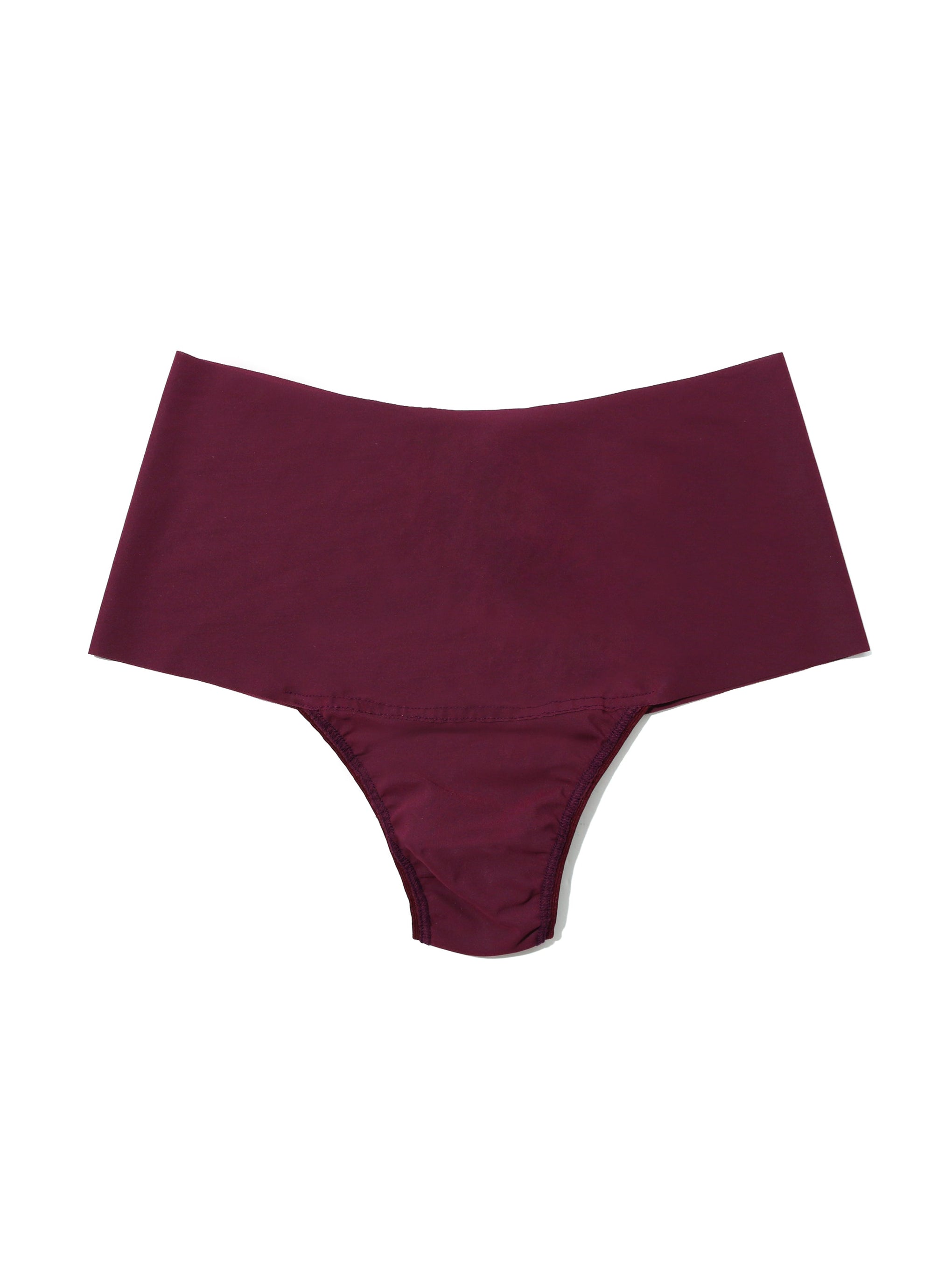 BreatheSoft™ High Rise Thong Dried Cherry Red