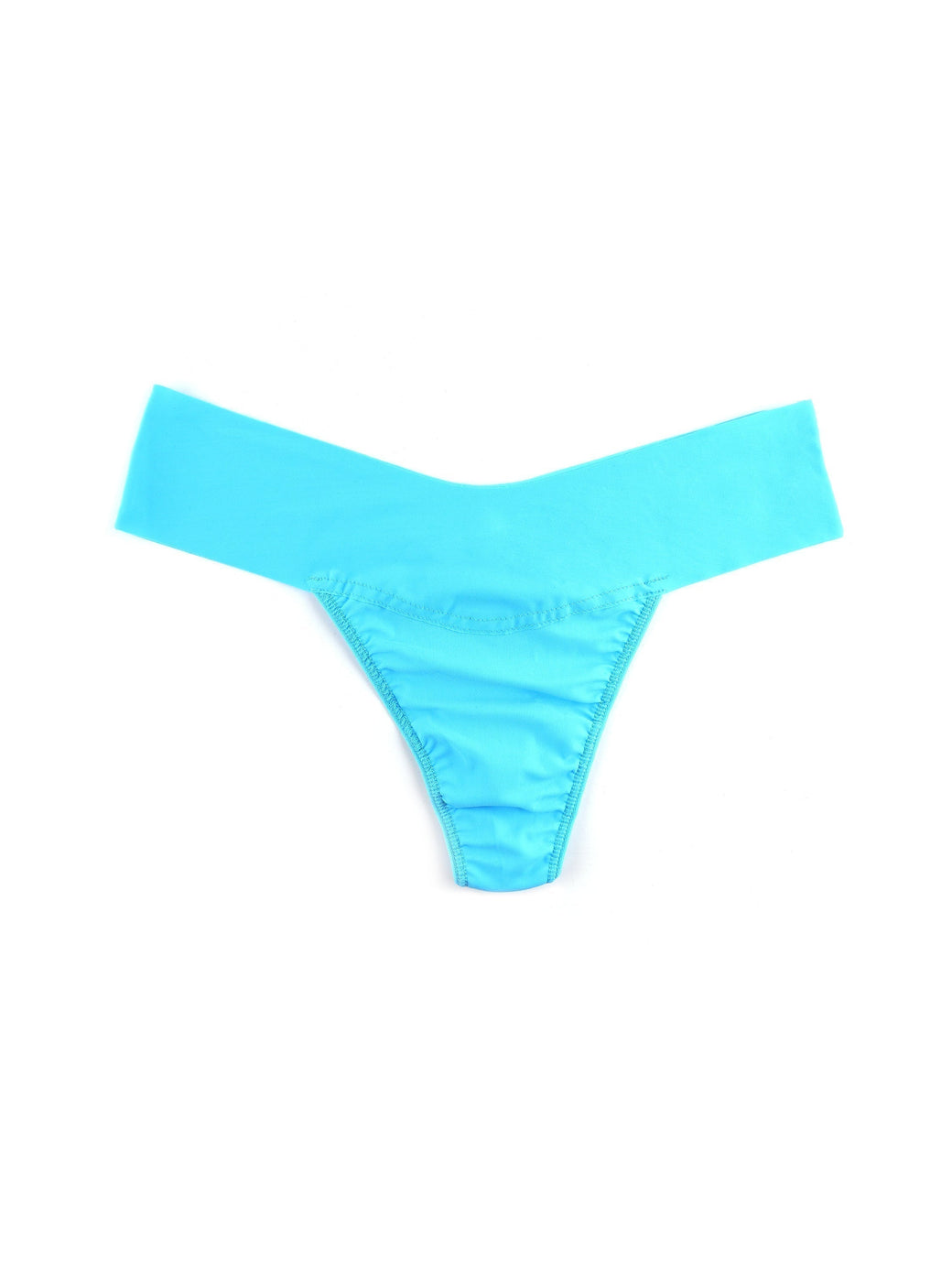 BreatheSoft™ Natural Rise Thong Pacific Blue