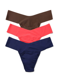 BreatheSoft™ Natural Rise Thong 3 Pack