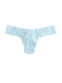 Bride Crystal Signature Lace Low Rise Thong-CELESTE-CLEAR CRYSTALS-Hanky Panky