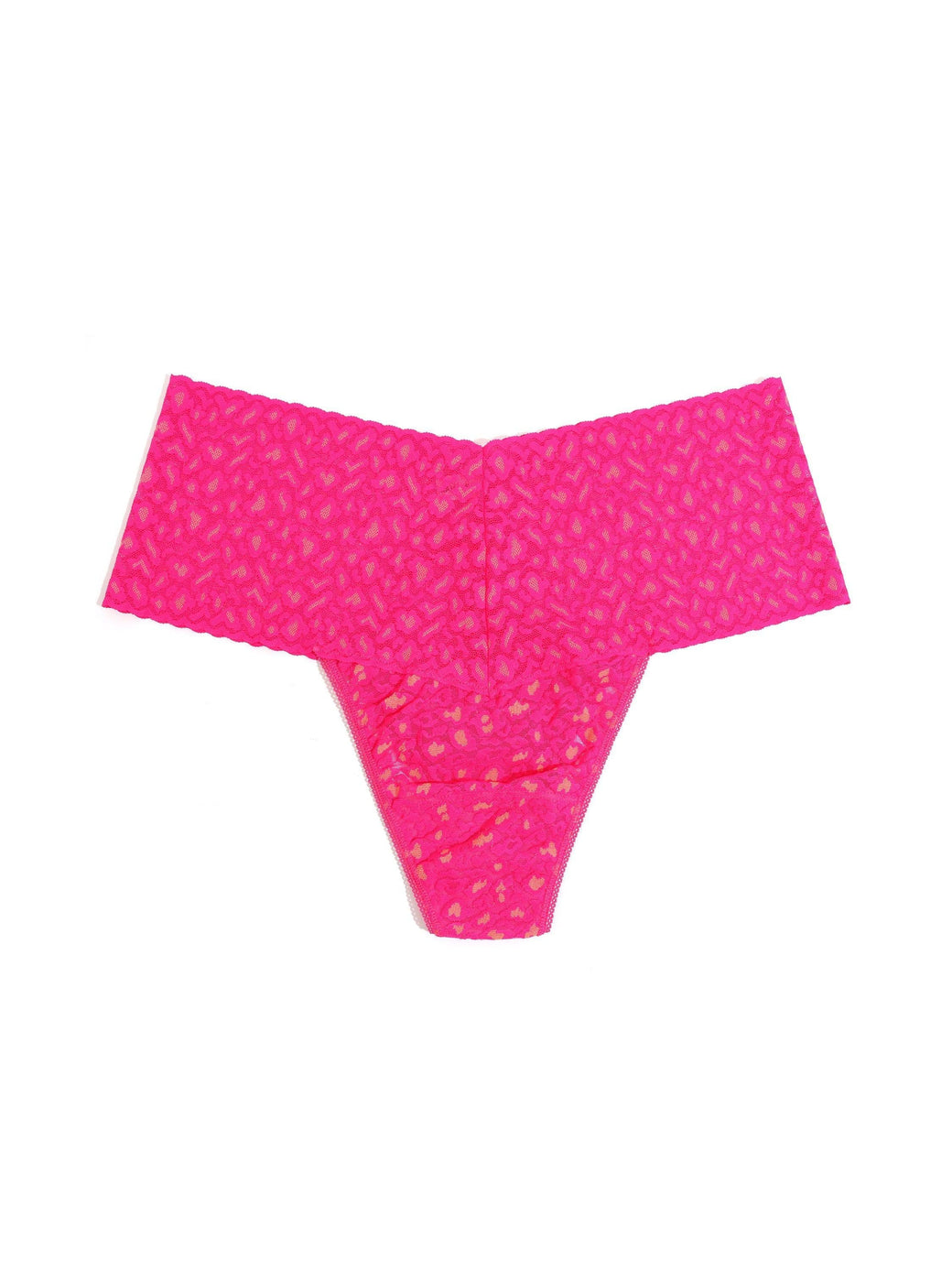 Cross-Dye Leopard Plus Retro Thong Siesta Pink