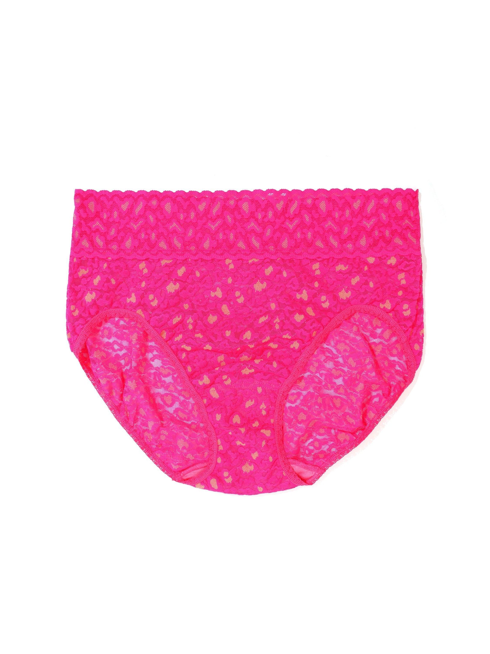 Cross-Dyed Leopard French Brief Siesta Pink