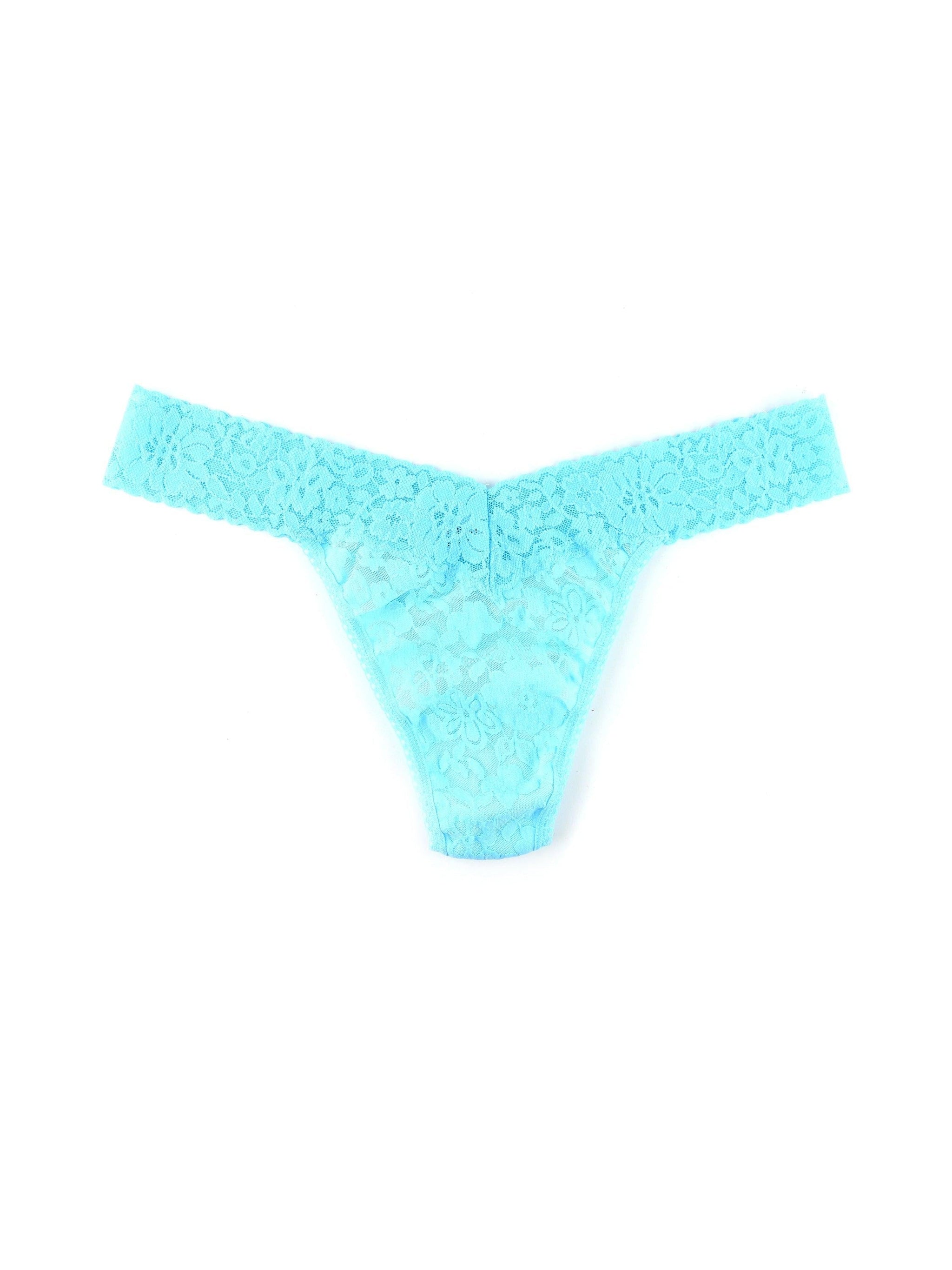 Daily Lace™ Original Rise Thong Whisper Blue Sale