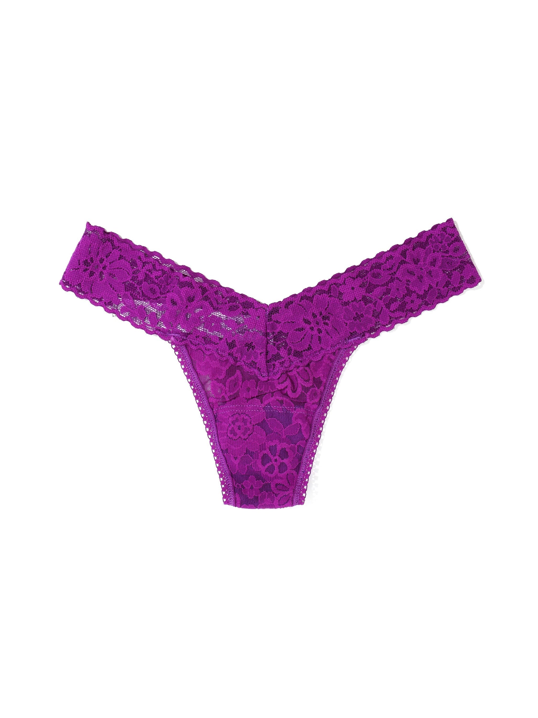 Daily Lace™ Petite Low Rise Thong Aster Garland