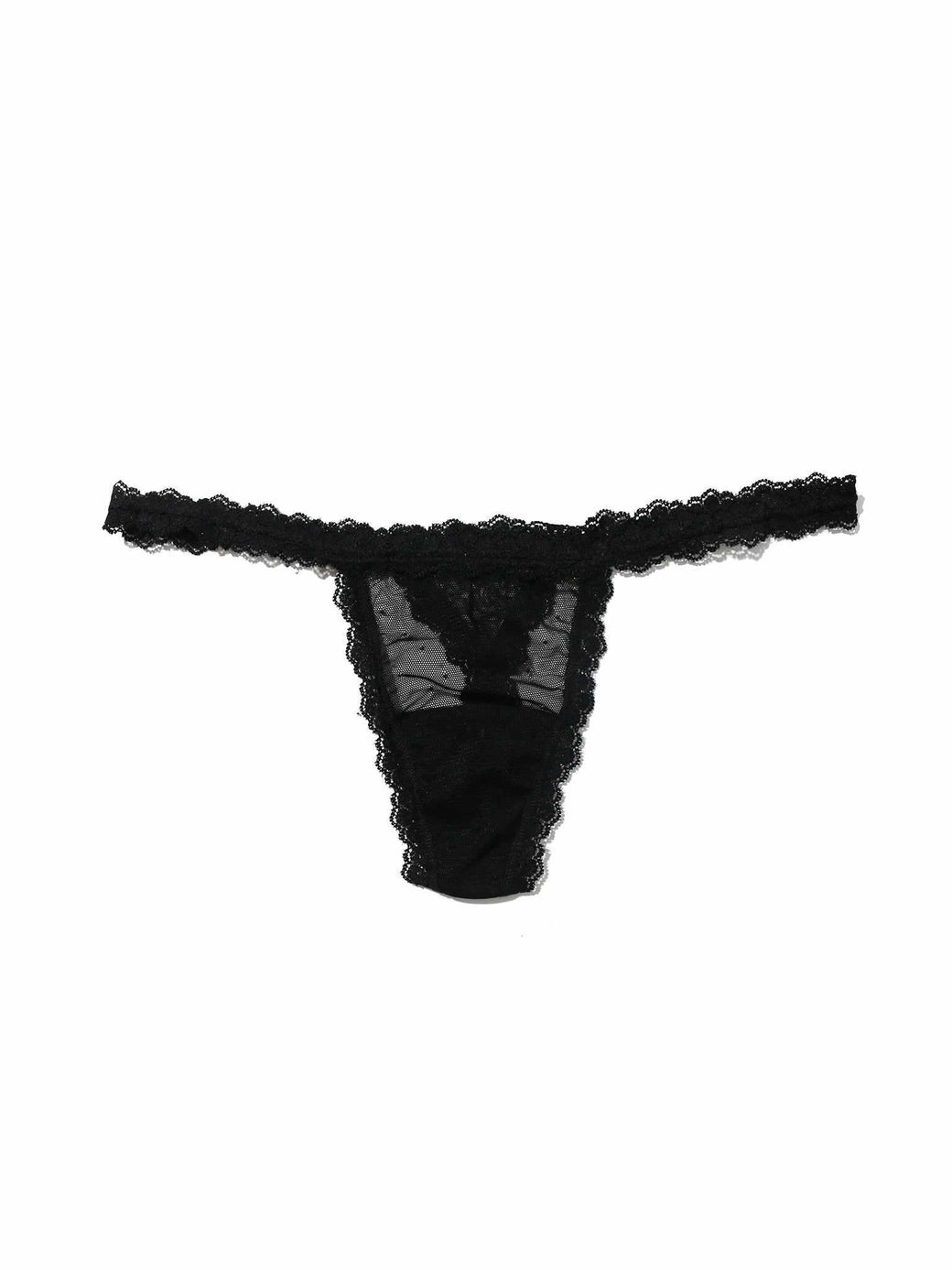 Dotted Tulle Babydoll And G-String Black Sale