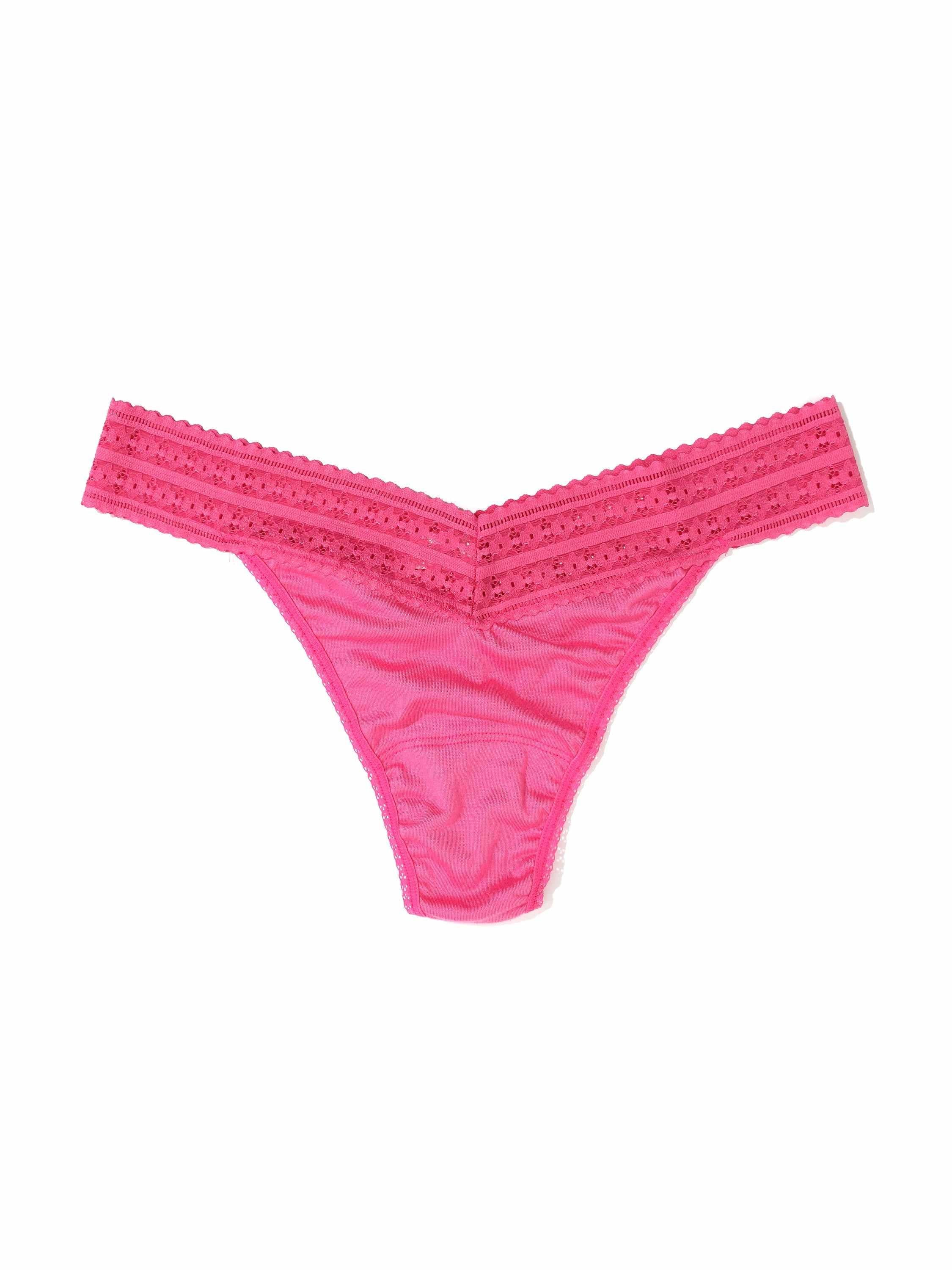DreamEase™ Original Rise Thong Kiss From A Rose Pink