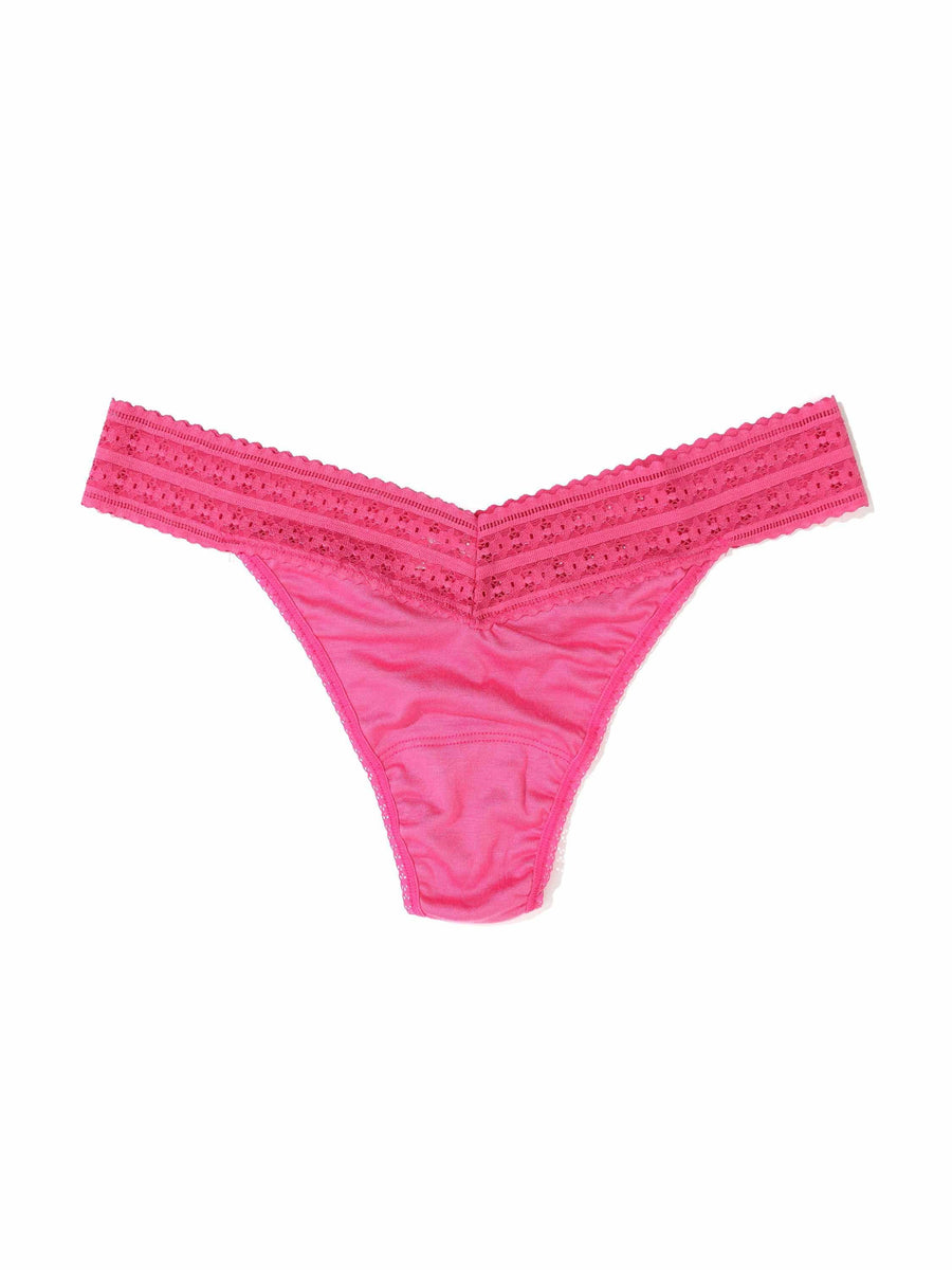 DreamEase™ Original Rise Thong Kiss From A Rose Pink