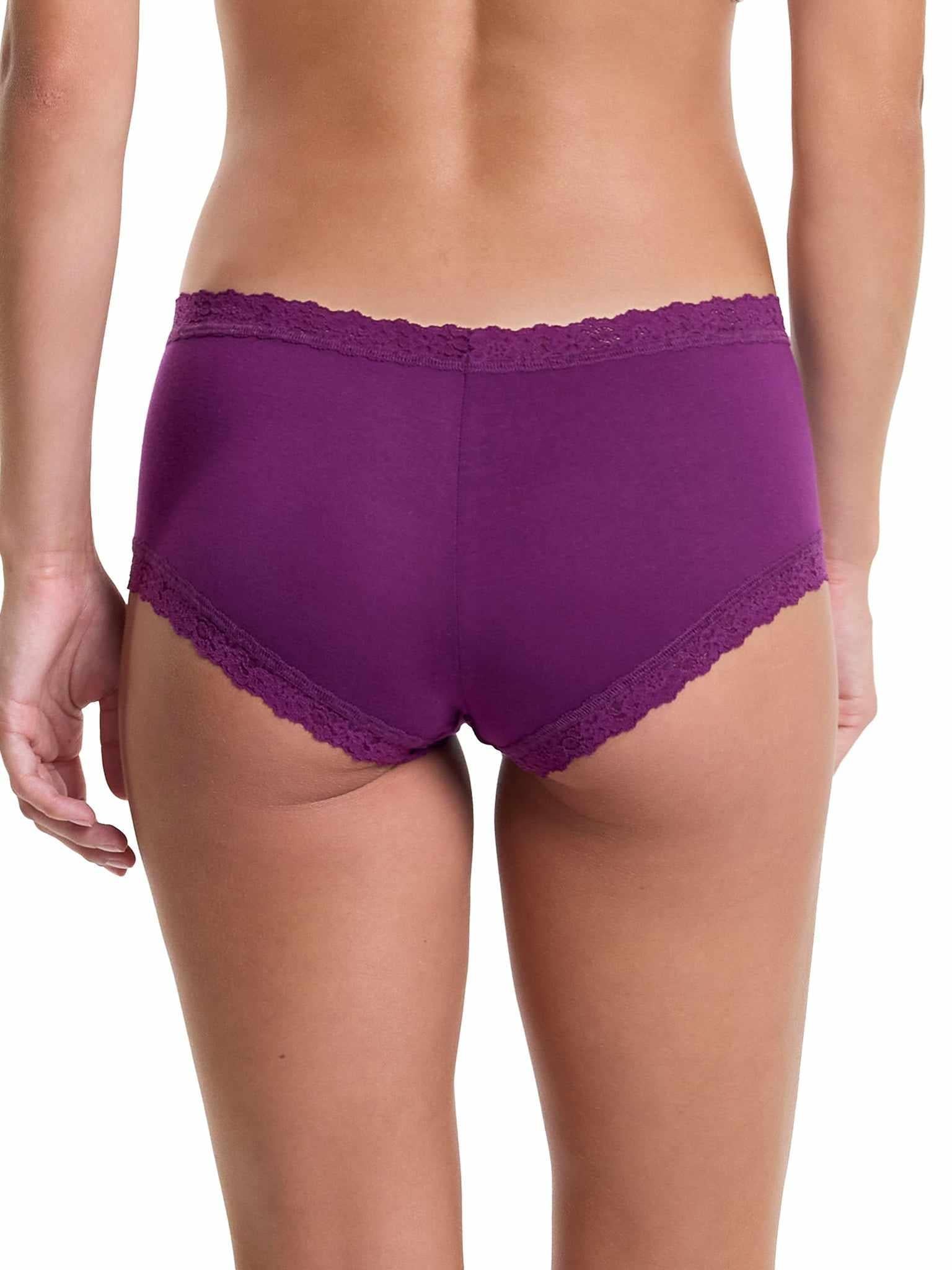 DreamEase™ Boyshort Fine Wine Purple