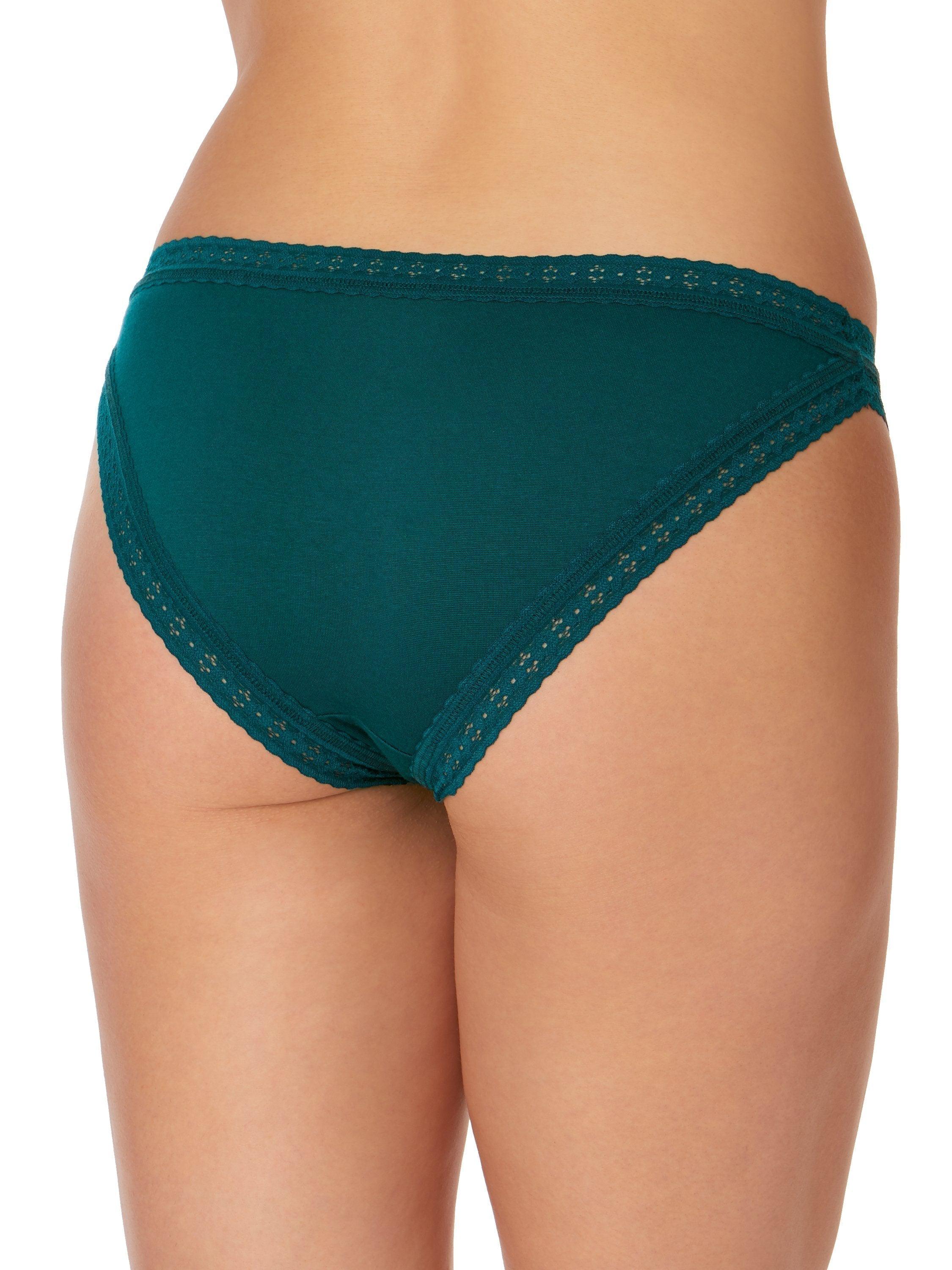 DreamEase™ Brazilian Bikini Ivy Green - On Model Back View, Cheeky Mid-Rise Coverage | Hanky Panky