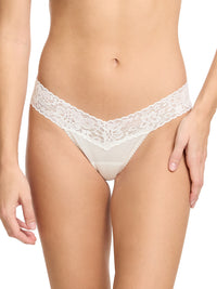 DreamEase™ Low Rise Thong Light Ivory