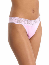 DreamEase™ Original Rise Thong Cotton Candy Pink