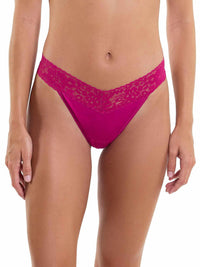 DreamEase™ Original Rise Thong Pink Ruby