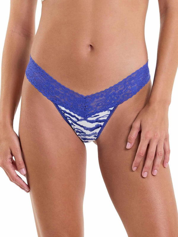 DreamEase™ Printed Low Rise Thong Inked