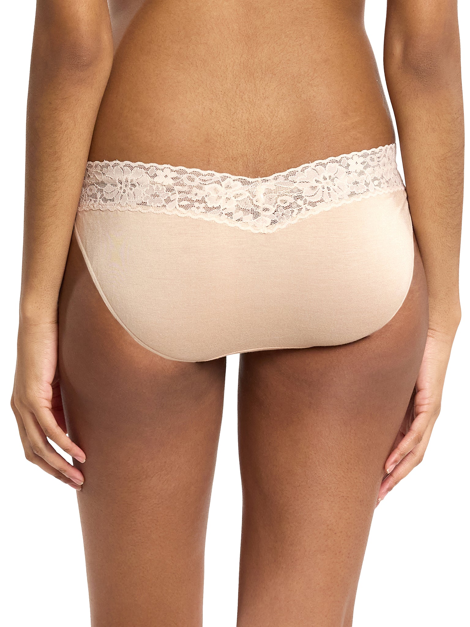 DreamEase™ V-kini Chai - Back View, full coverage bikini panty in buttery soft Modal | Hanky Panky