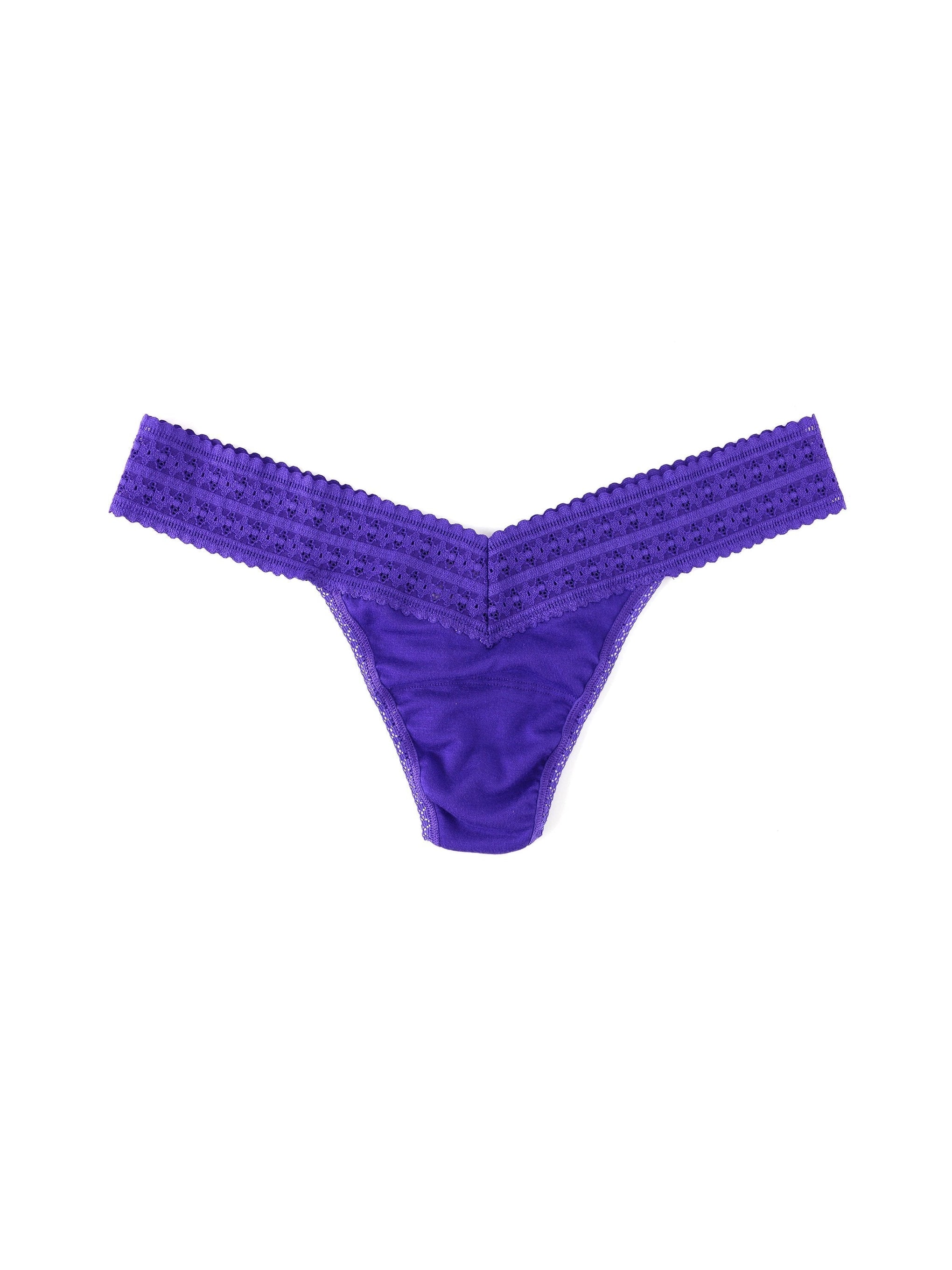 DreamEase™ Low Rise Thong Electric Purple